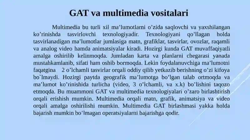 GEOGRAFIK AXBOROT TIZIMLARINING ZAMONAVIY RIVOJLANISHI 3