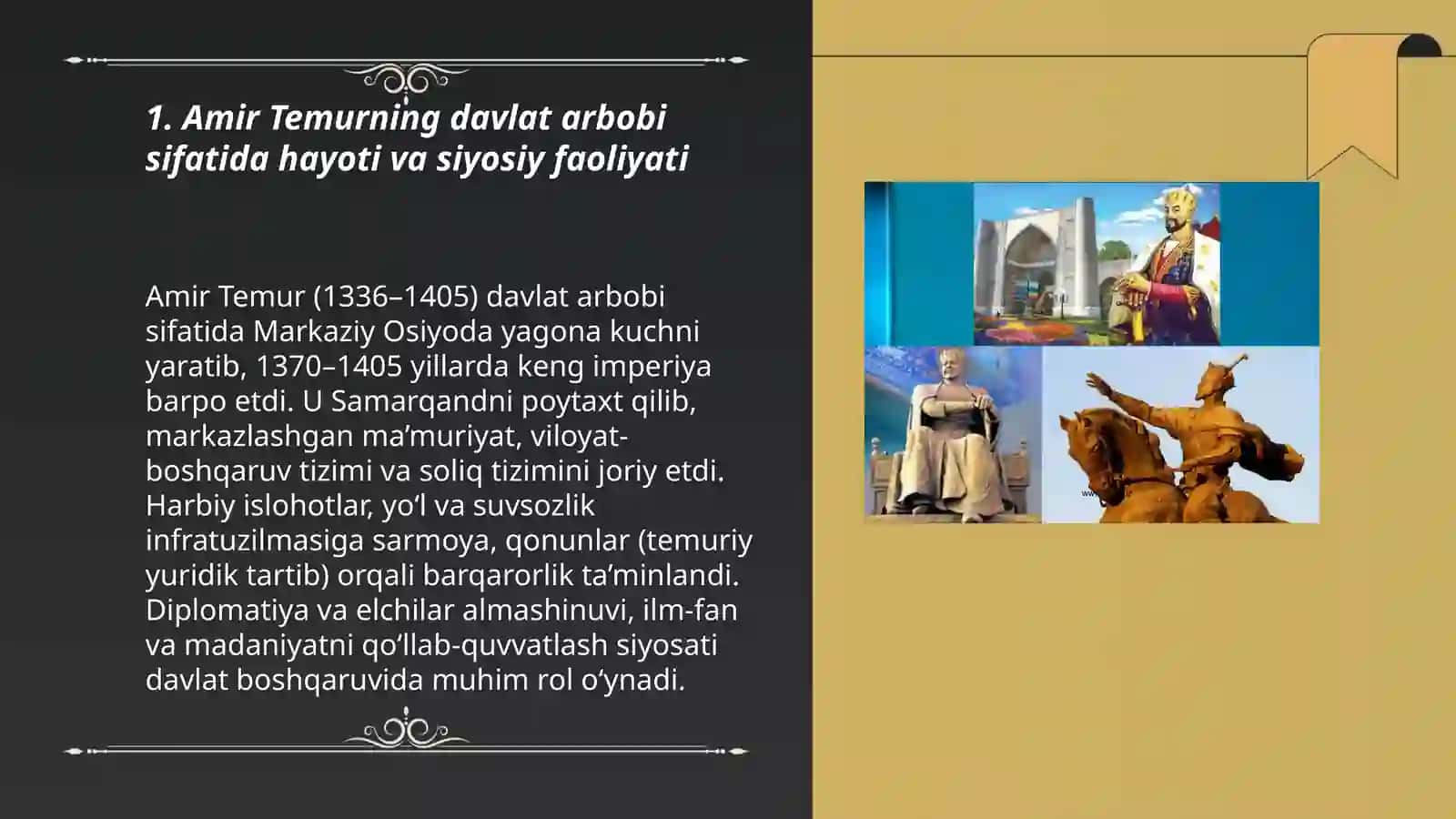 Amir Temur buyuk davlat arbobi 3