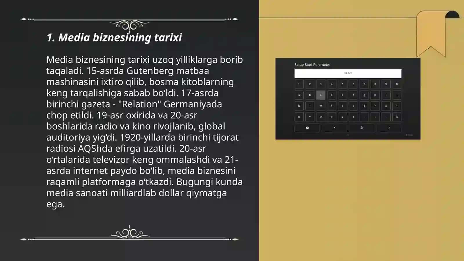 Media biznesi tarixi 3