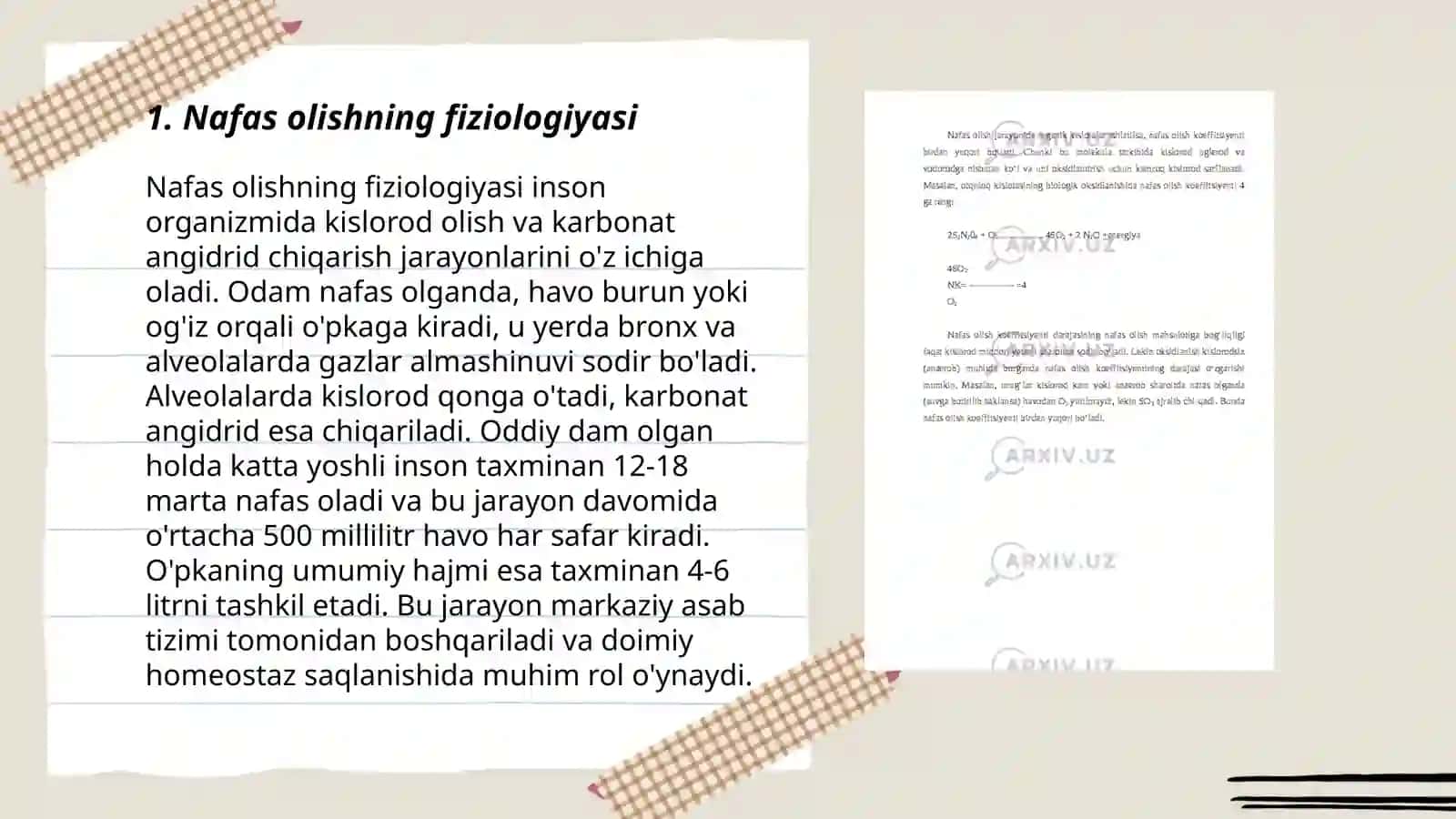 Nafas olishning fiziologiyasi 3