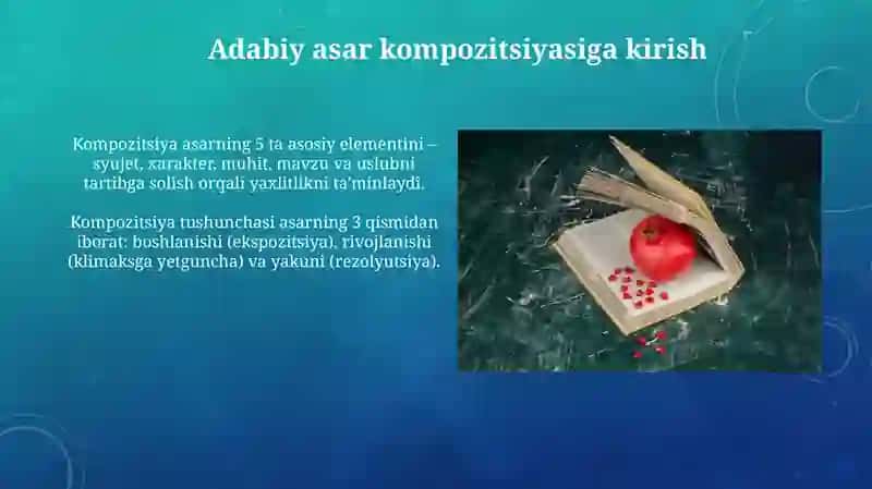 Badiiy asarda kompozitsiya 3