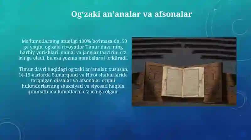 Temuriylar davri tarixshunoslik manbalari 3