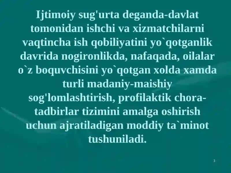 Mehnat qobiliyatini aniqlash bo`yicha vrachlik ekspertizasi 3