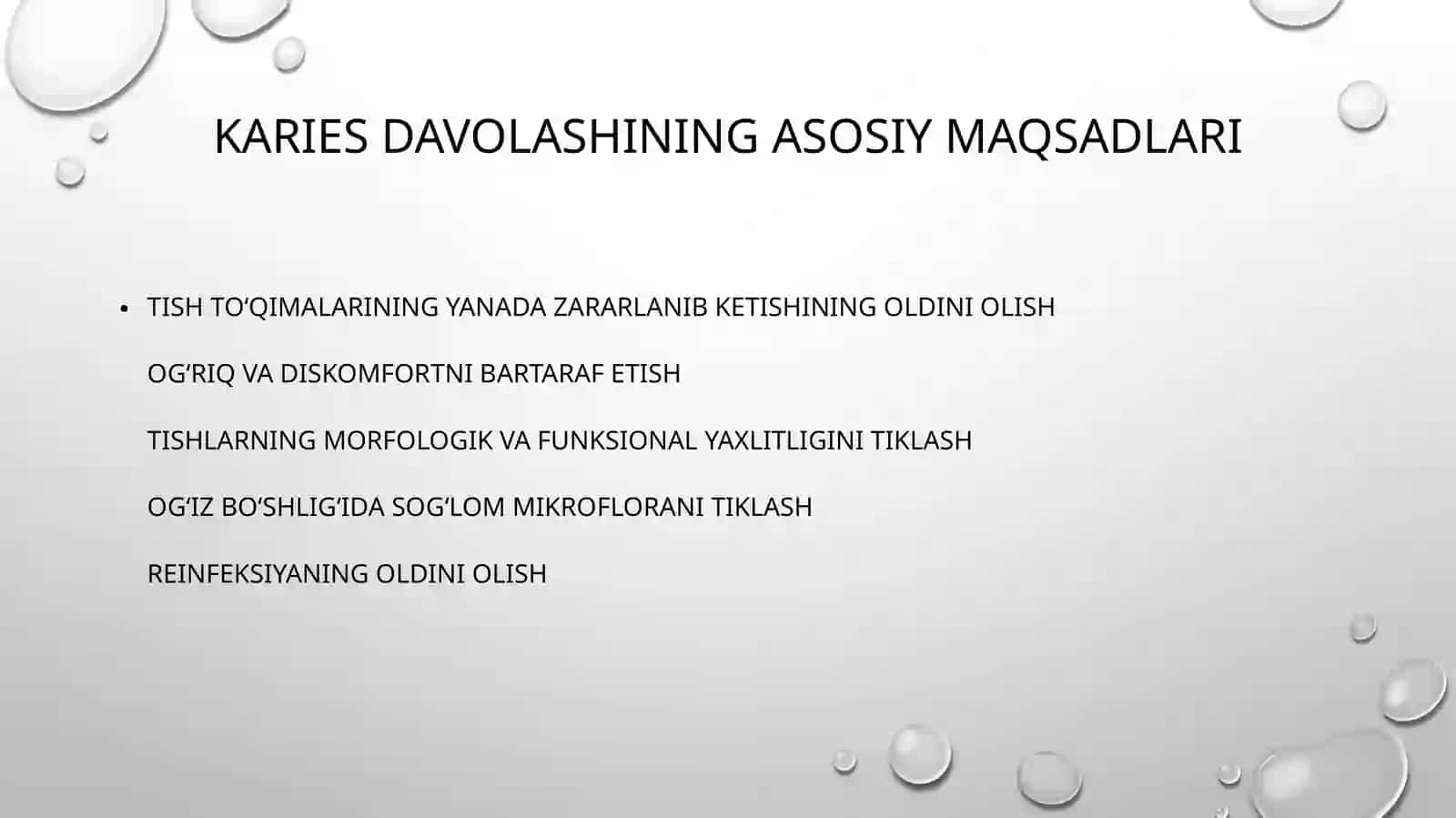 Kariesni mahalliy va umumiy davolash usullari 3
