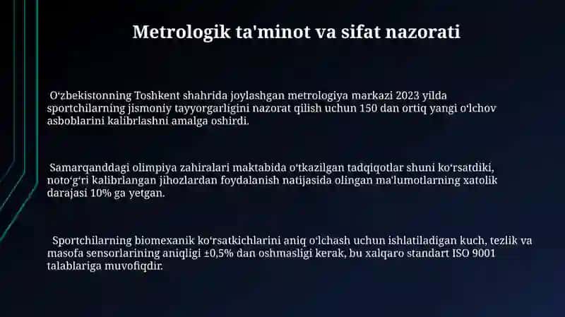 Sportchilarning jismoniy tayyorgarligi nazoratini metralogik asoslari 3