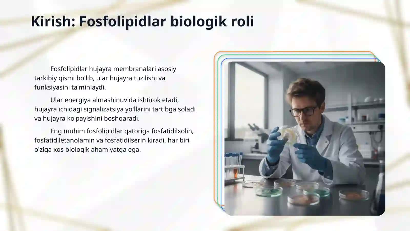 Fosfolipidlar almashinuvi buzilishi 3