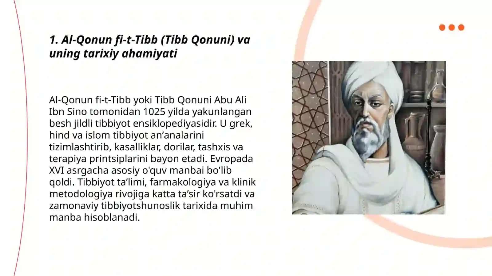 Al-Qonun fi-t-Tibb (Tibb Qonuni) va uning tarixiy ahamiyati 3