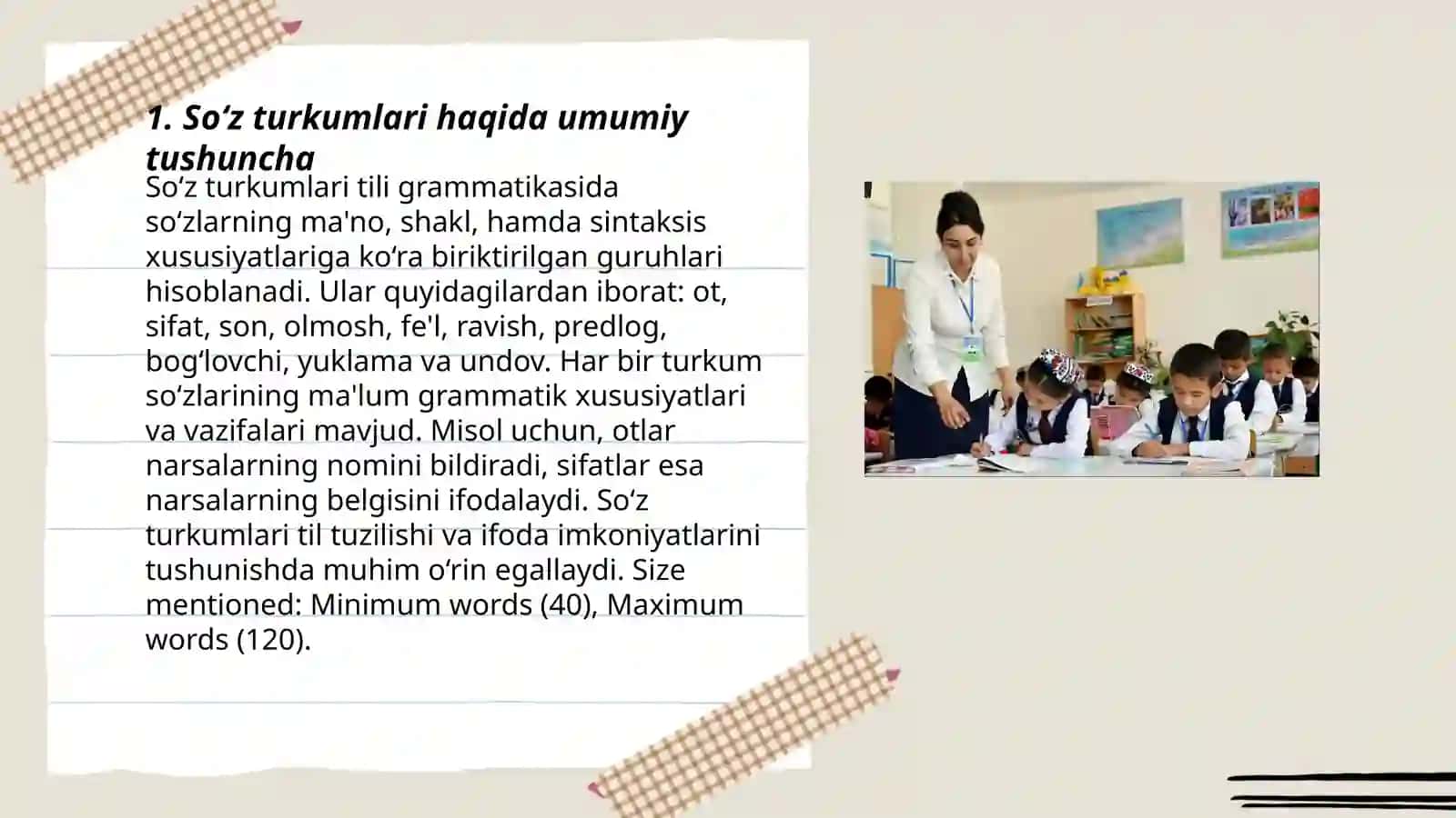 So‘z turkumlari haqida umumiy tushuncha 3