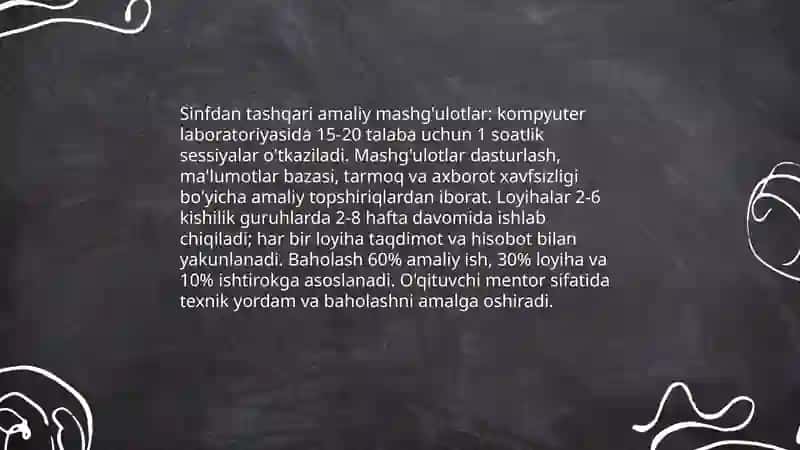 Sinfdan tashqari ishlar va shakllari 3