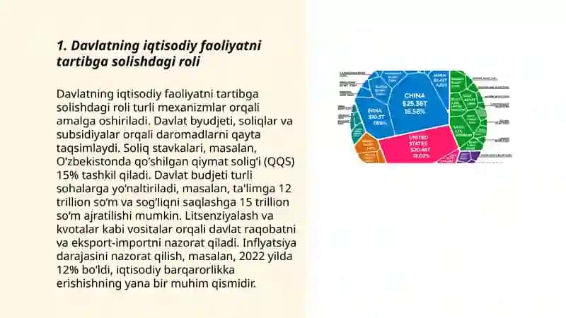 Iqtisodiy faoliyatni davlat tomonidan tartibga solish samaradorligi 3