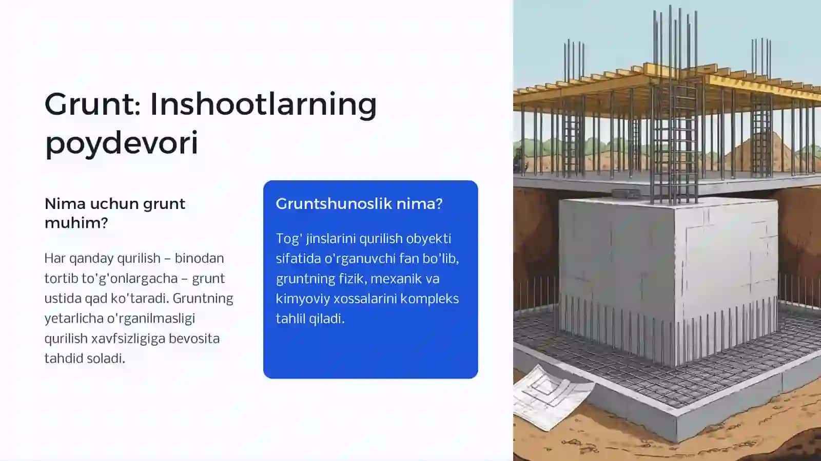 Gruntlarning injener-geologik xususiyatlari va tasnifi 3