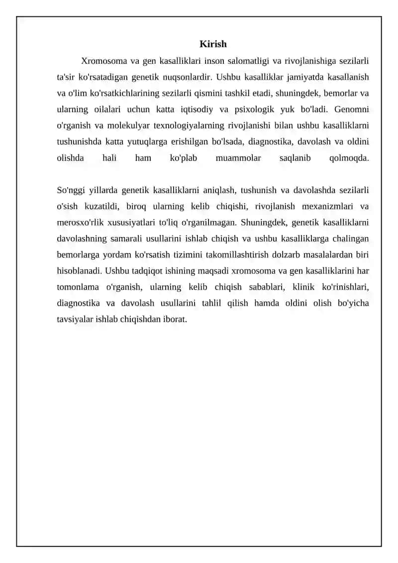 Xromosoma va gen kasalliklari 3