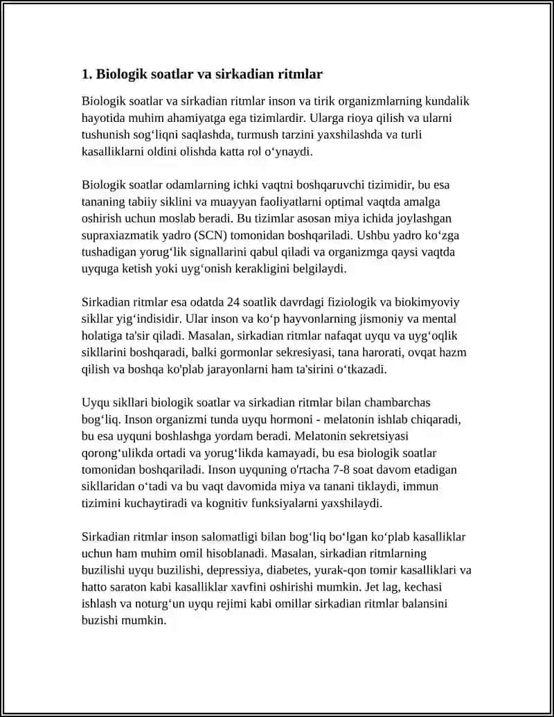 XAYOT VA SOGʻLIQ RITMLARI 3