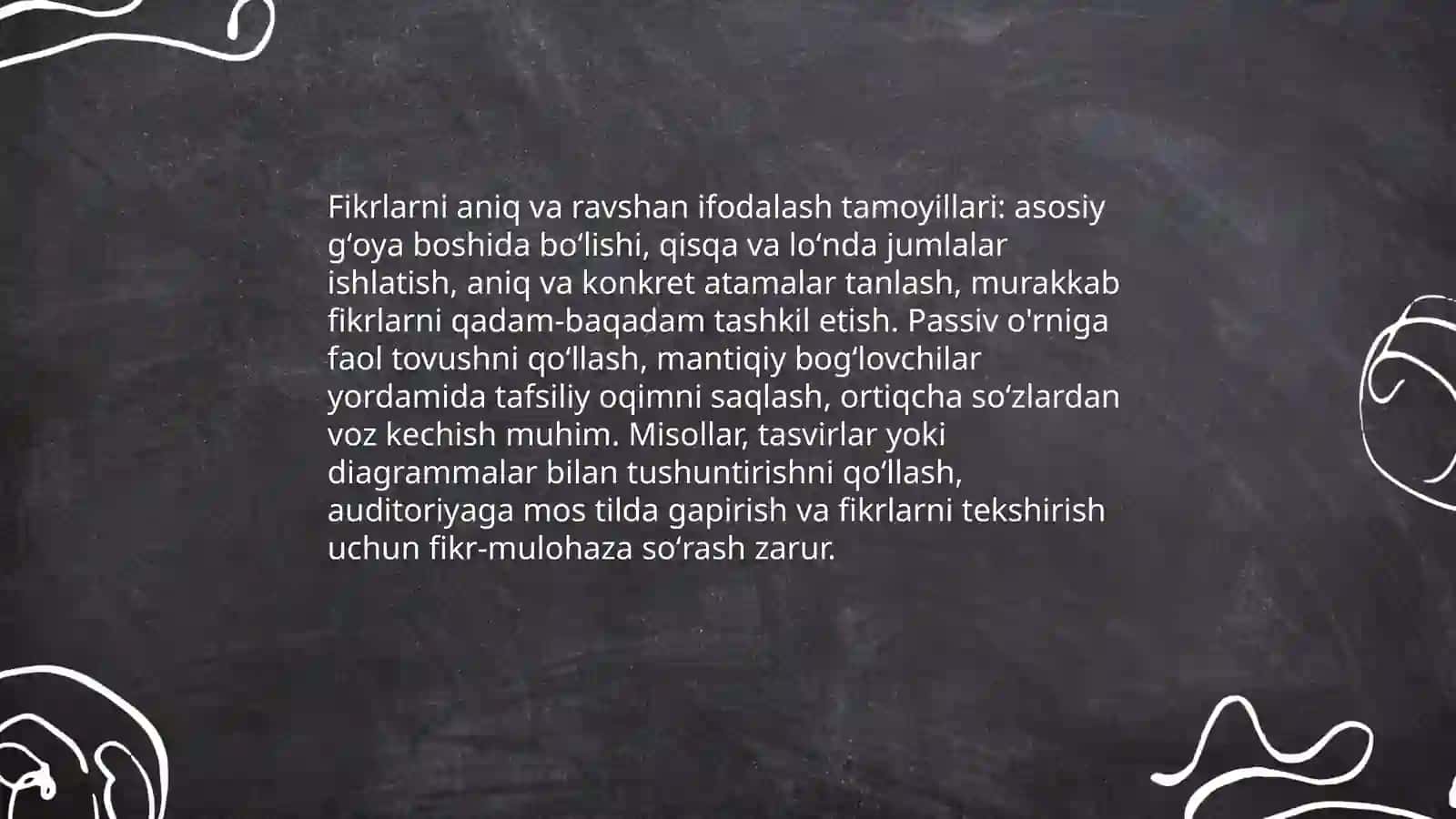 Fikrlarni tushunarli va samarali ifodalash 3