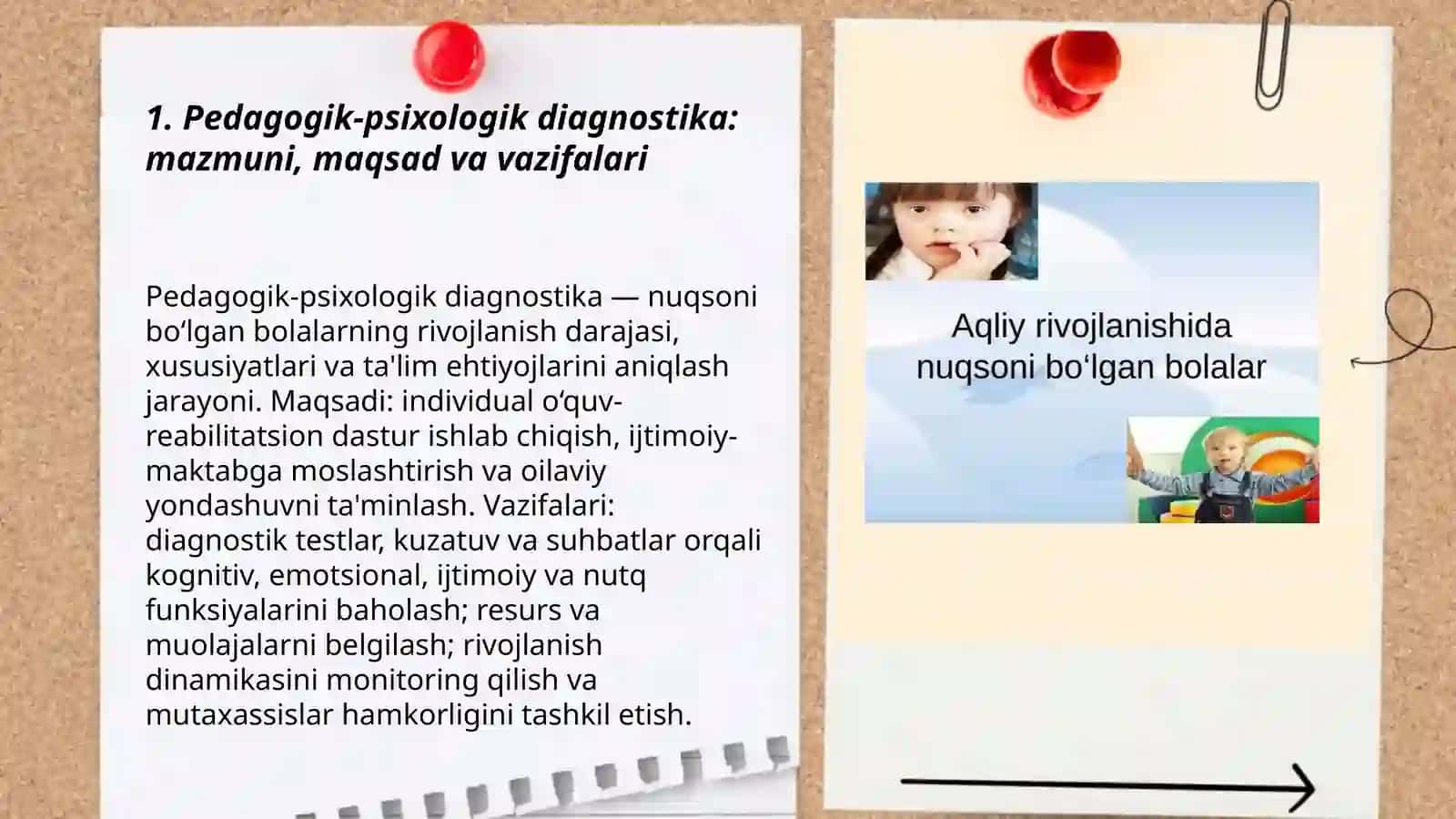 Rivojlanishida nuqsoni bo'lgan bolalar pedagogik psixologik diagnostikasining nazariy metodologik asoslari 3