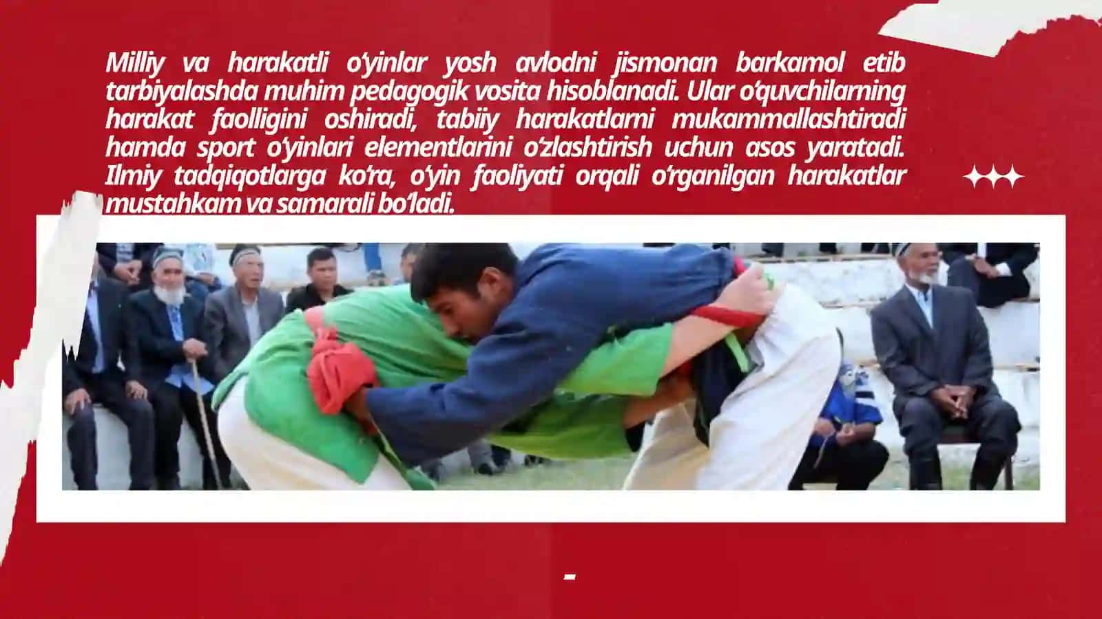 MILLIY VA HARAKATLI O‘YINLAR ORQALI SPORT O‘YINLARI ELEMENTLARINI O‘RGATISH 3