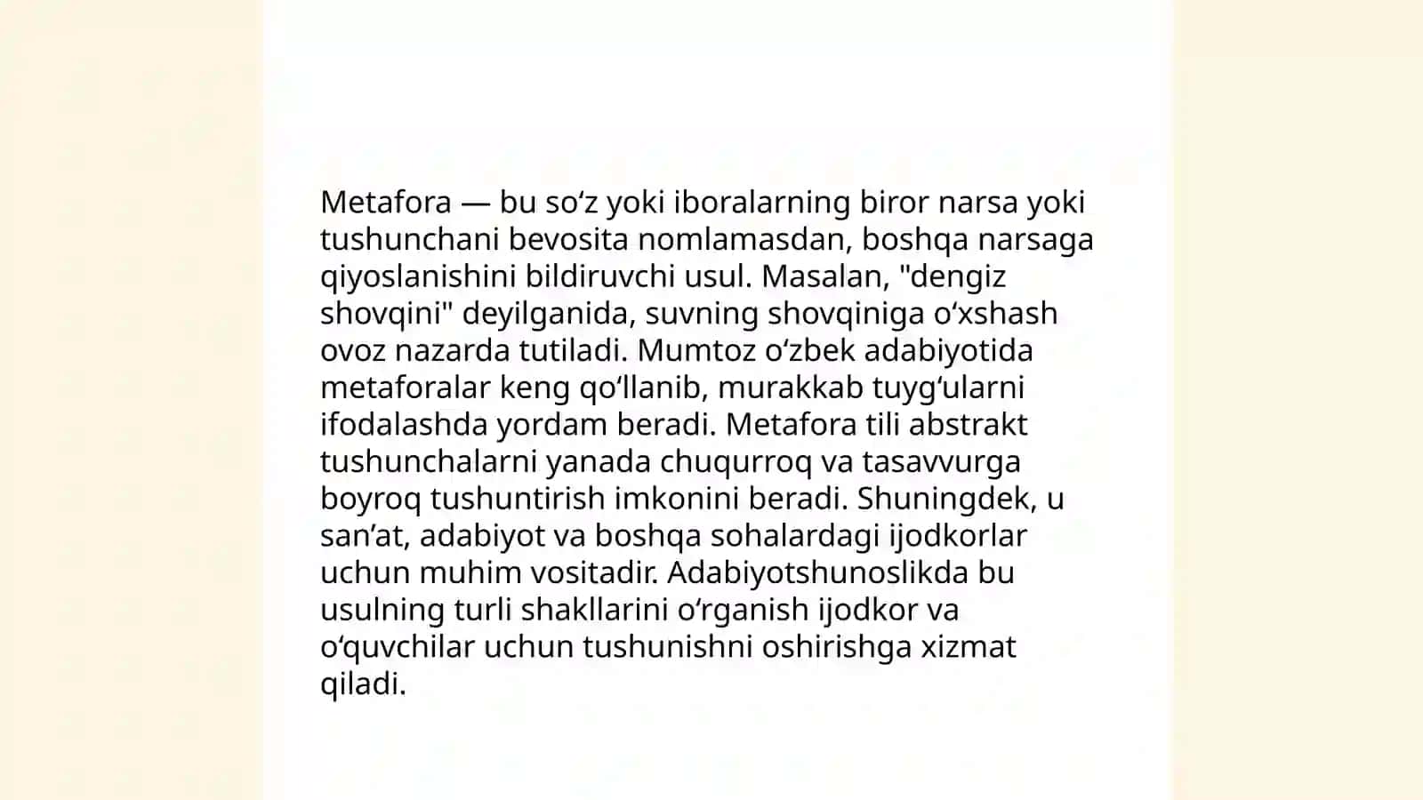 O'zbek tilining badiiy tasvir vositalari 3