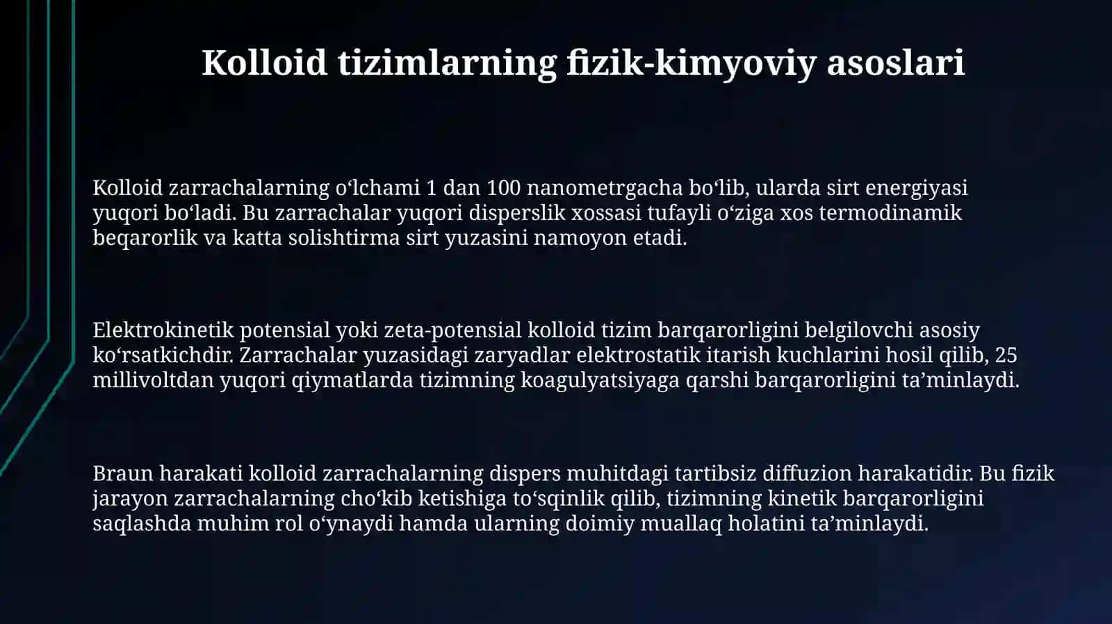 Kolloid sistemalarning geologik hossalari 3