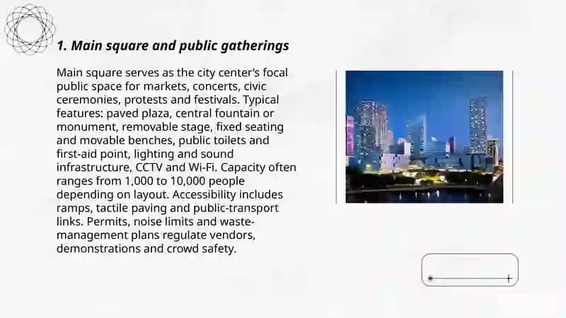 Main square and public gatherings 3