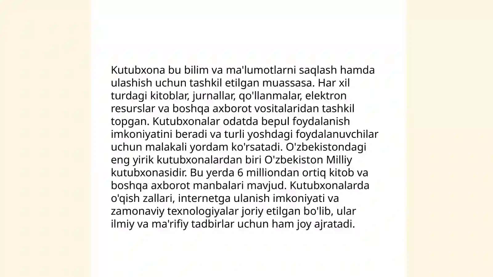 Kutubxona web -saytida joylashtirish uchun hujjatlarni tayyorlash 3