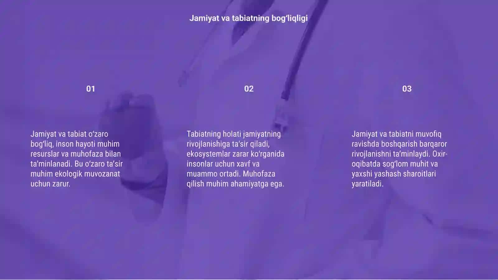 Jamiyat va tabiatning oʻzaro tasiri 3