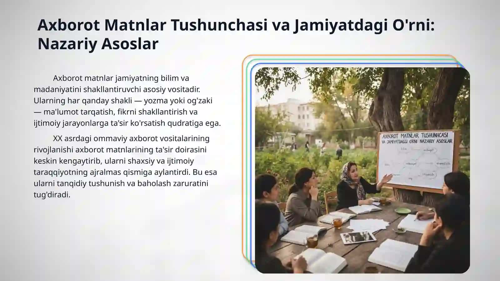 Axborot matnlar bilan ishlash va media madaniyati 3