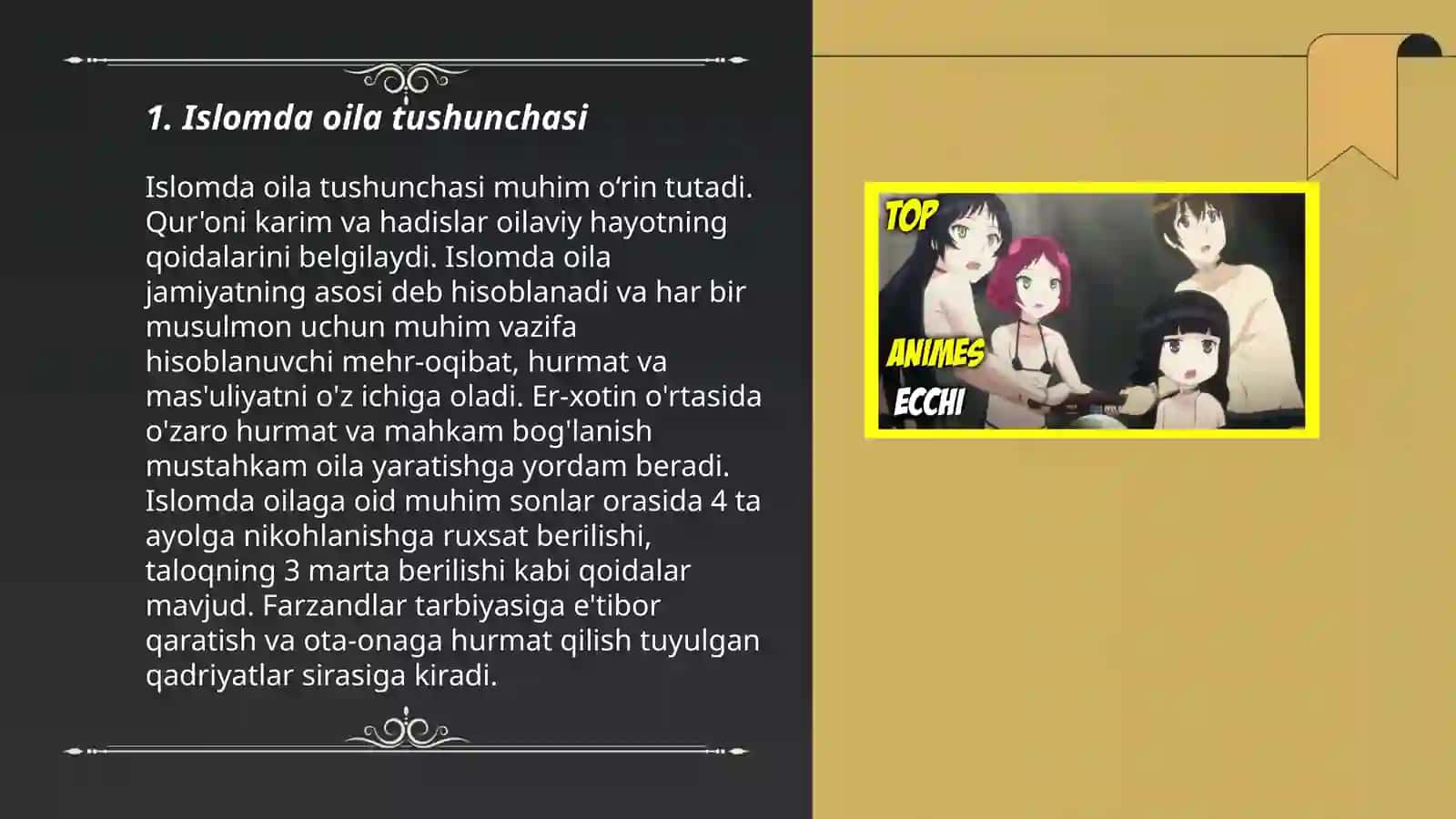 Islom huquqshunosligida oila, nikoh, taloq, idda, zihor tushunchalar 3