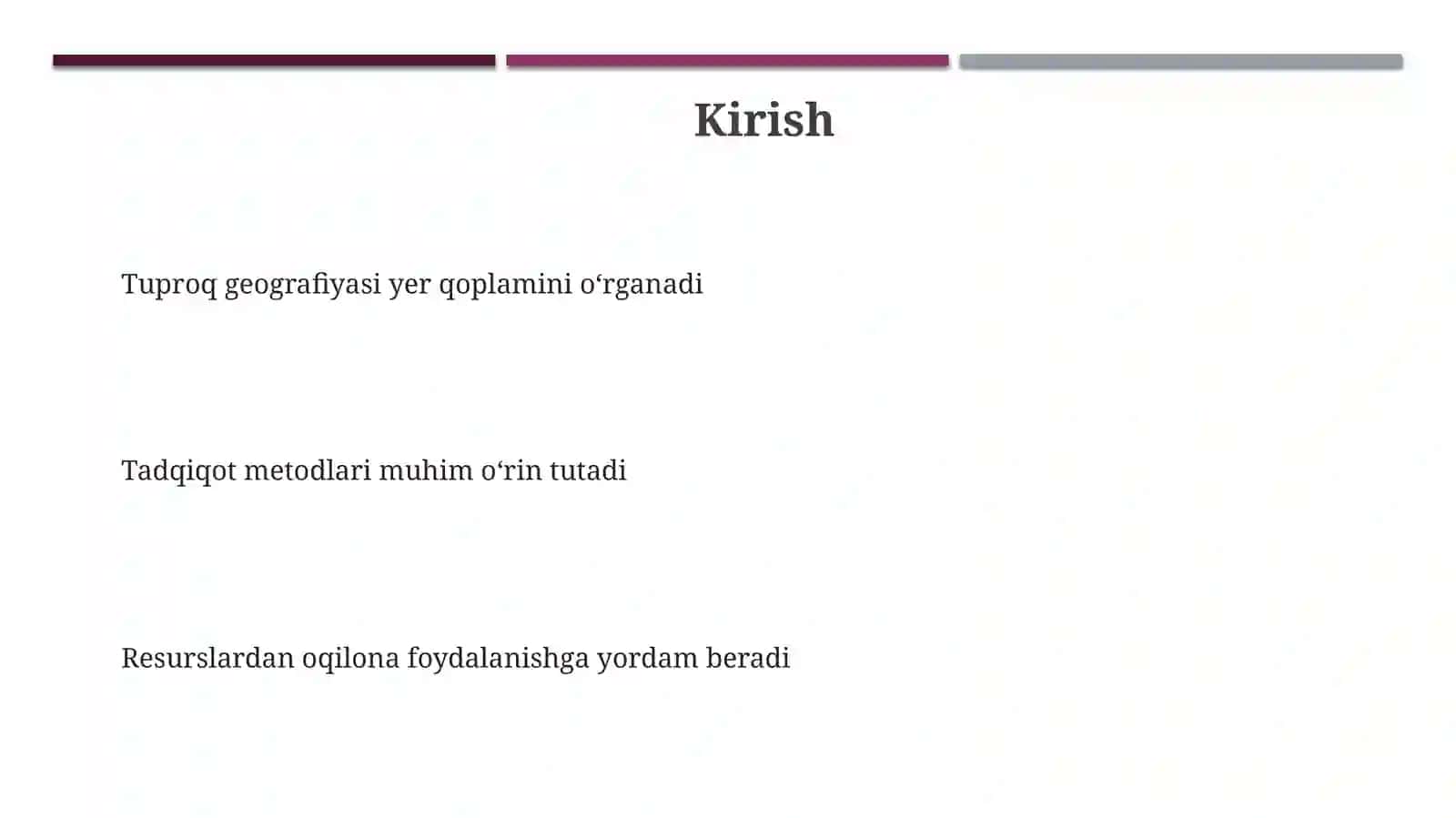 Tuproqlar geografiyasida tadqiqot metodlari 3