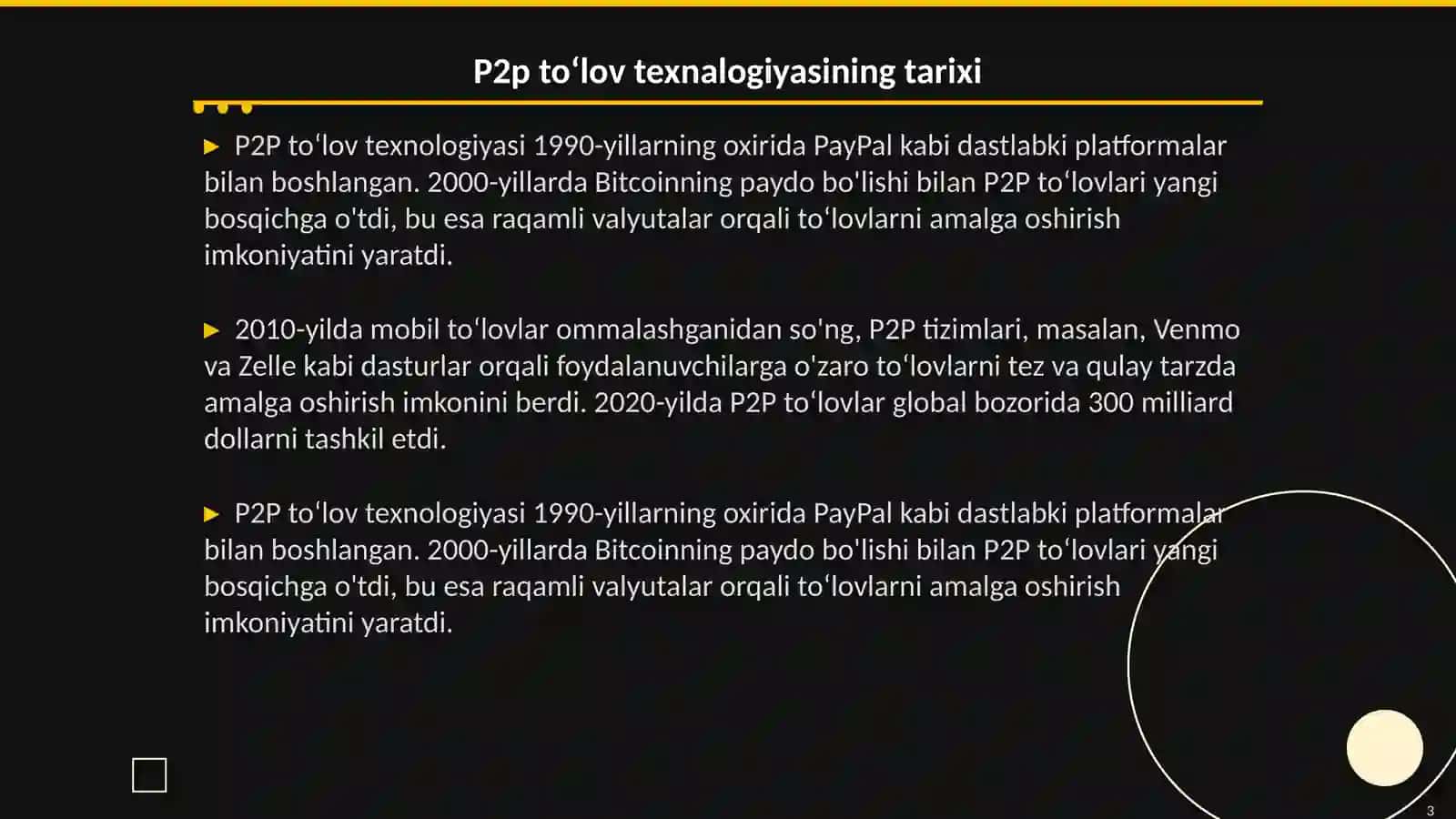 P2p toʻlov texnalogiyasi 3
