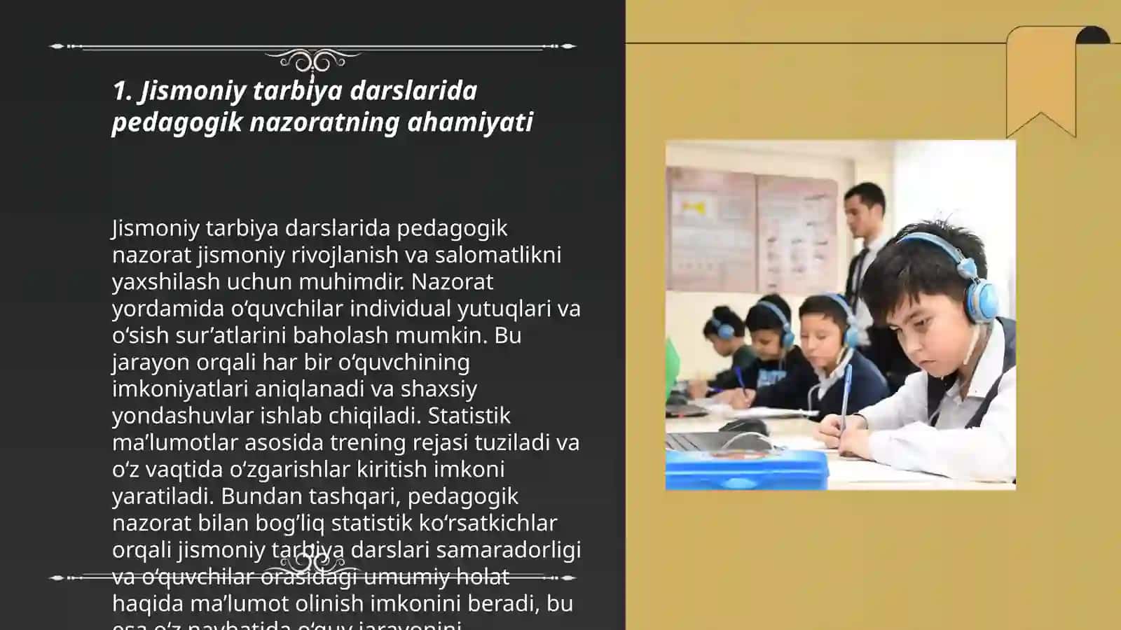 Jismoniy tarbiya darslarida pedagogik nazorat xronametraj pulsometriya va pedagogik tahlil olib borish uslubiyati 3