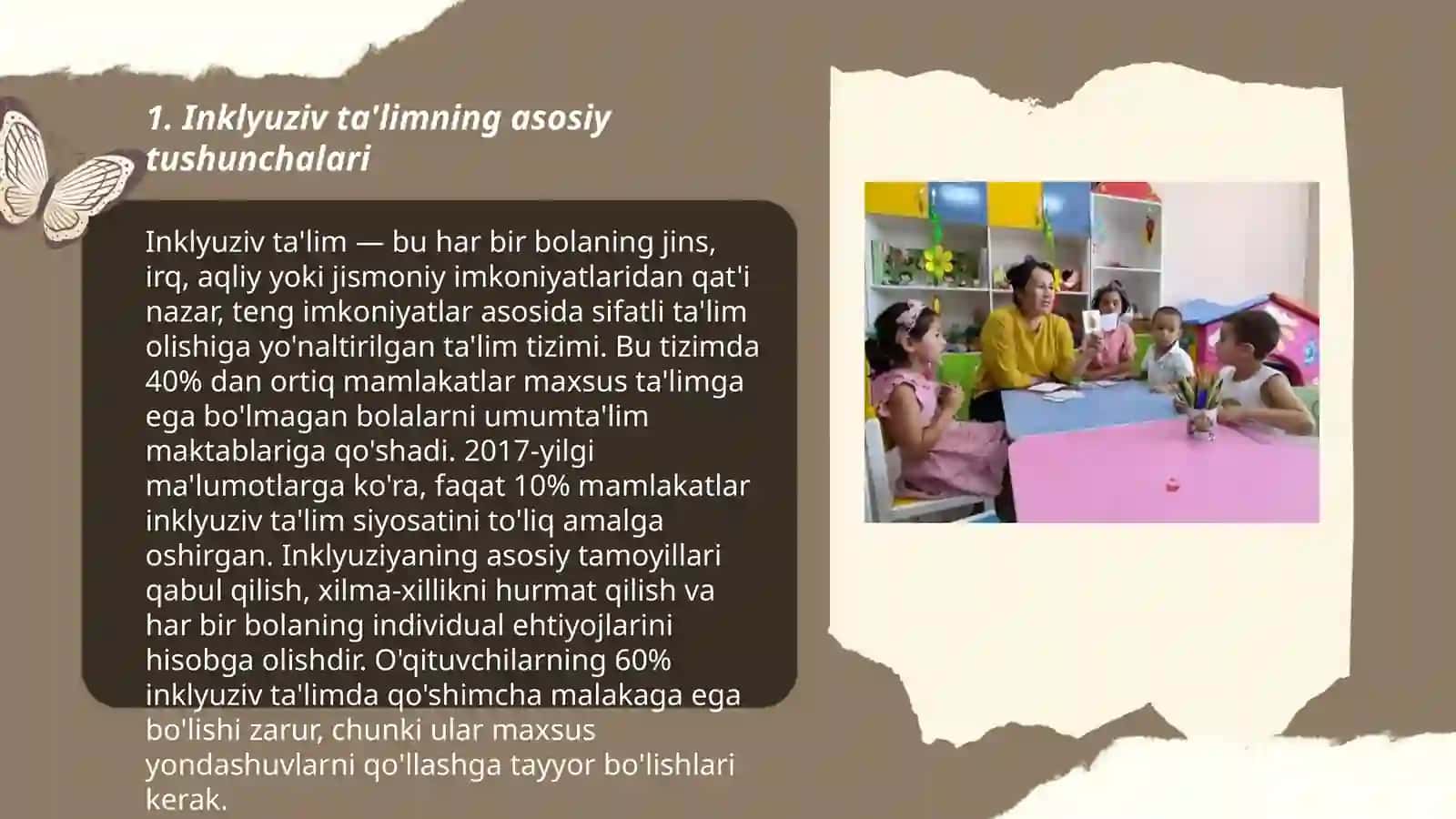 Oʻzbekistonda imkoniyati cheklangan bolalar uchun inklyuziv taʼlim 3