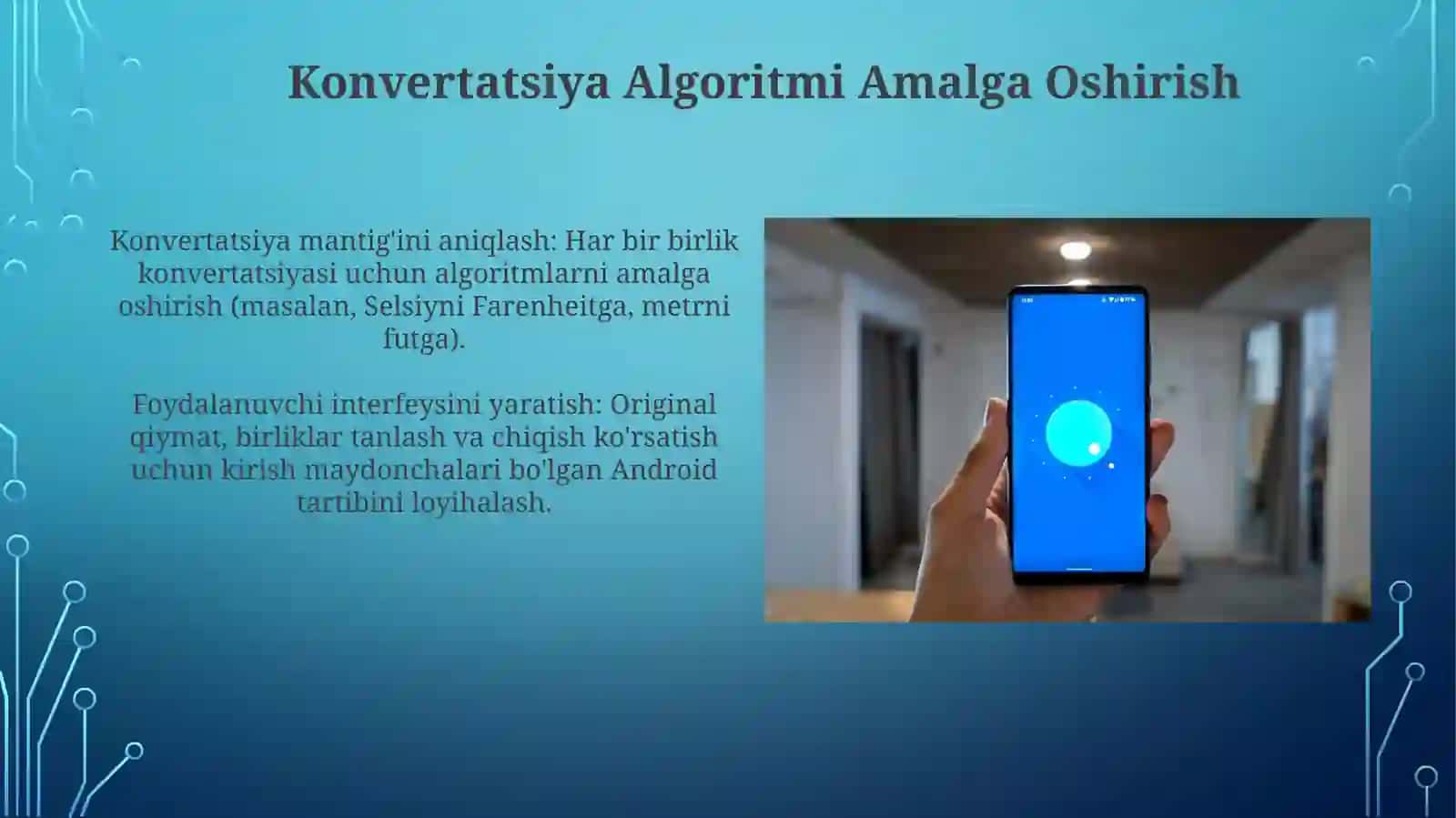 Androidstudiodao'lchovbirlignikalkulyatordayaratish 3