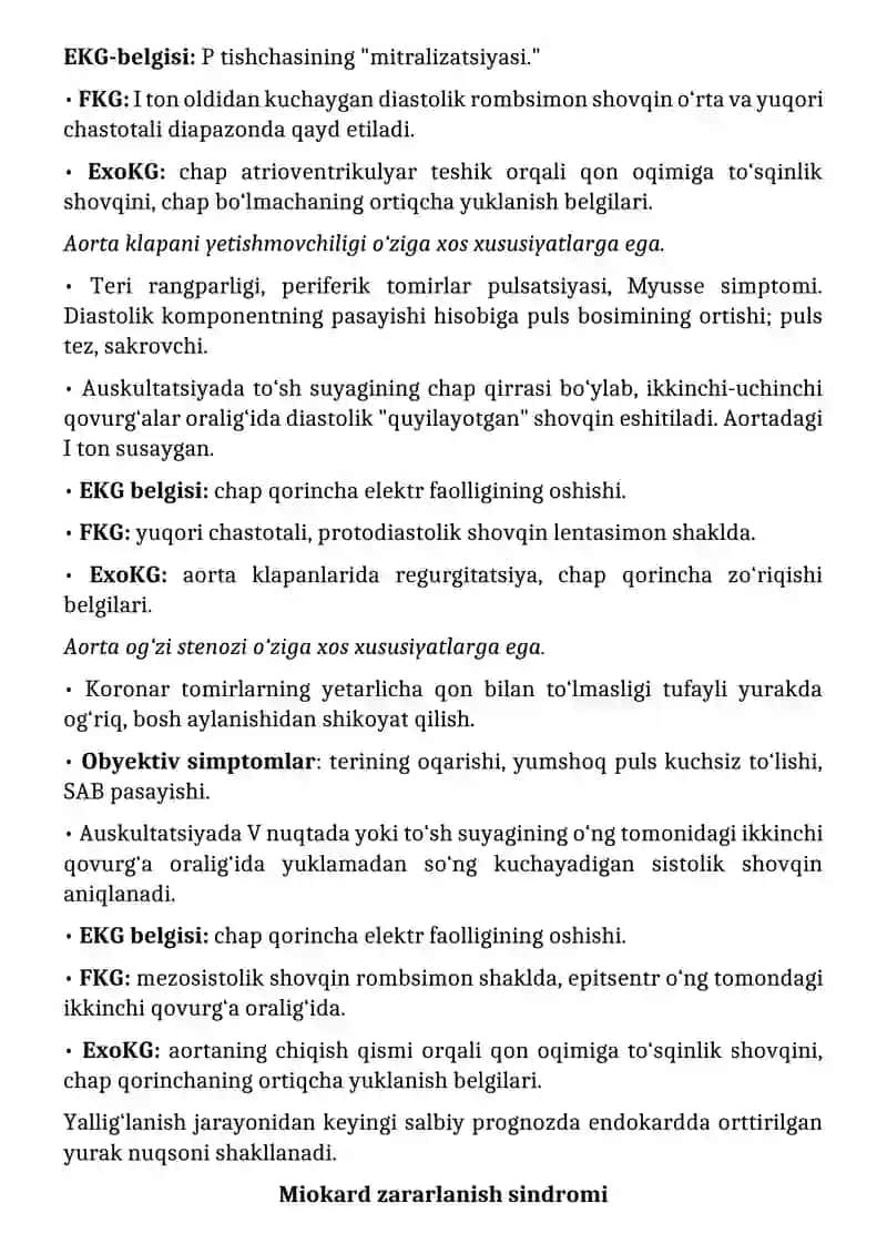 YURAK-QON TOMIR TIZIMI SINDROMLARI 3