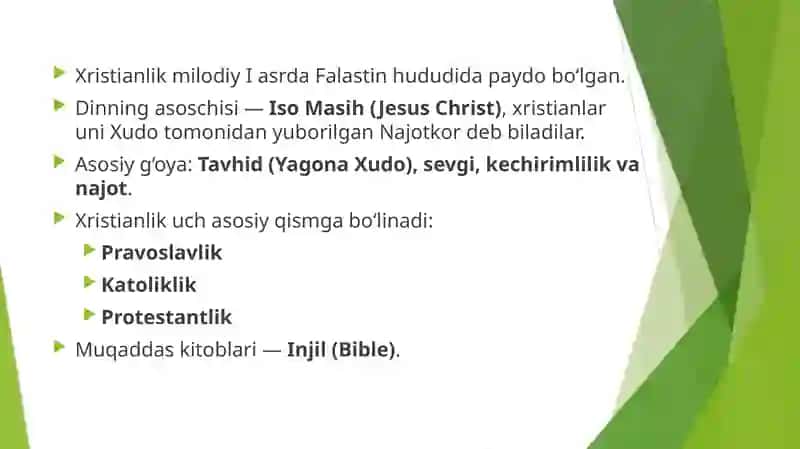 Xiristianlik dini 3