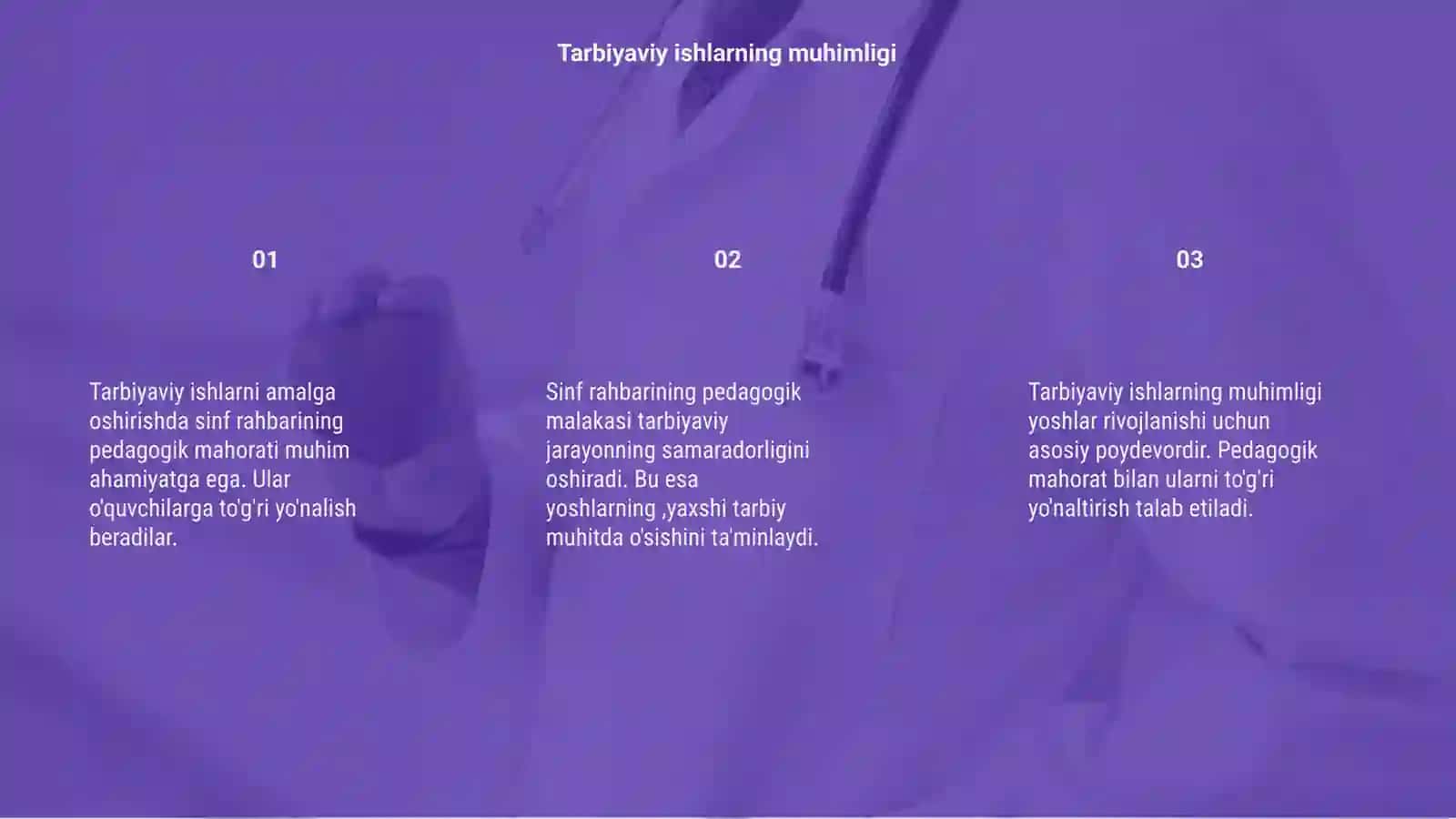 Tarbiyaviy ishlarni amalga oshirishda sinf rahbarining pedagogik mahorati 3