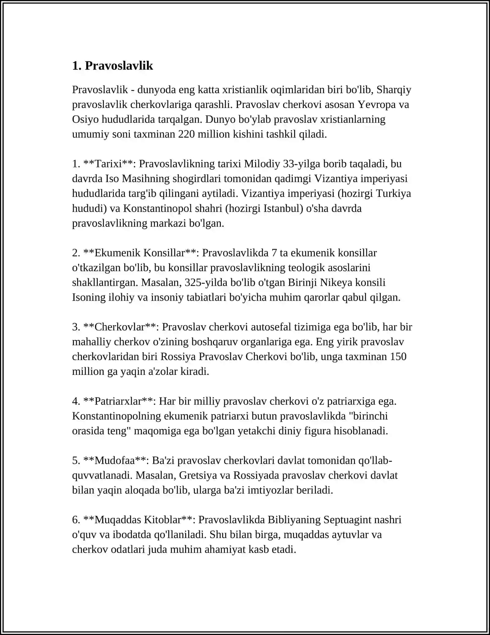 XIRISTIYANLIKDAGI OQIMLAR 3