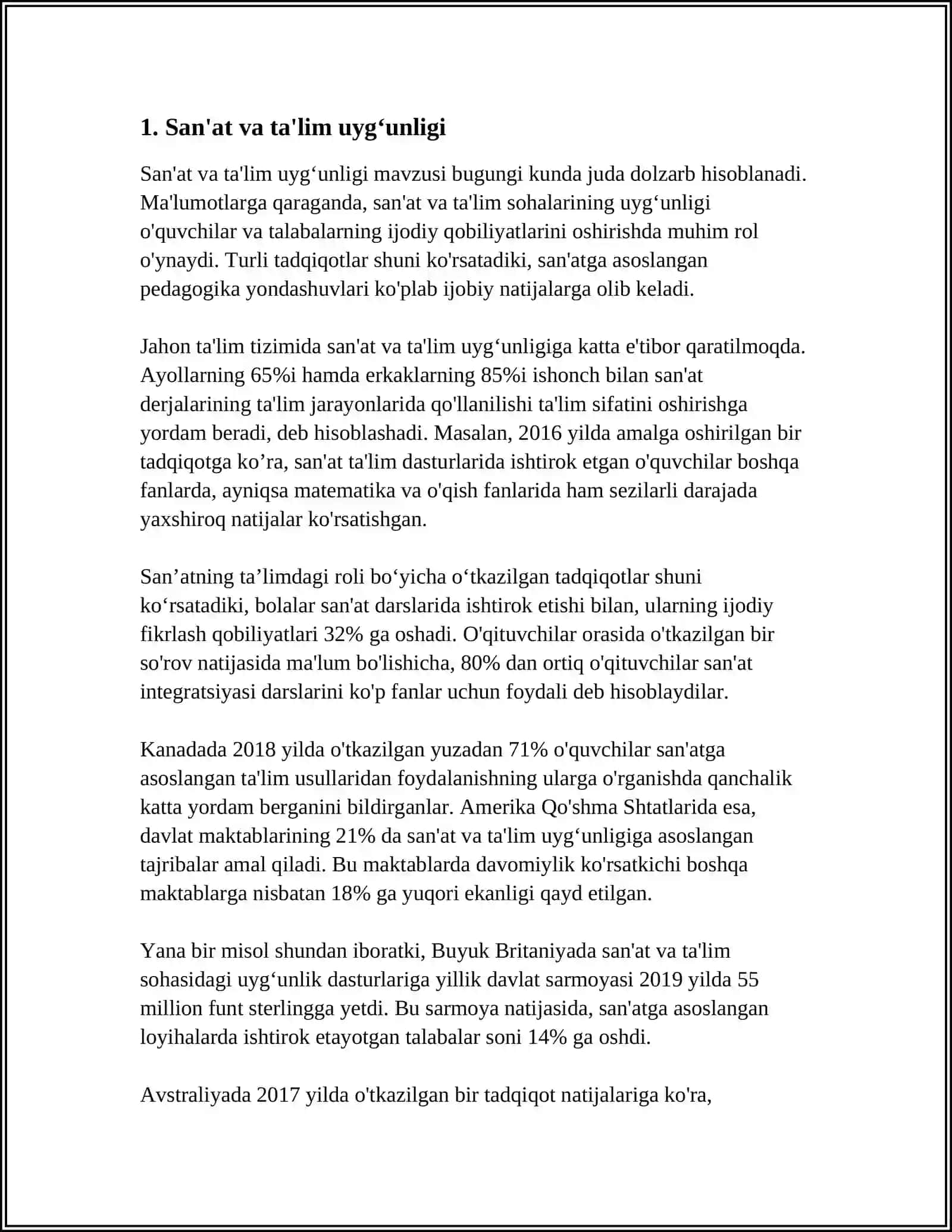 MAKTABGACHA TA’LIM TASHKILOTLARIDA ESTETIK TARBIYA 3