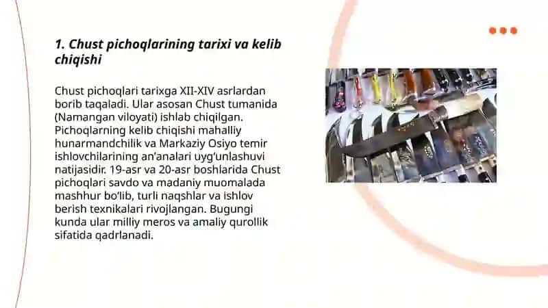 Chust pichoqlari 3