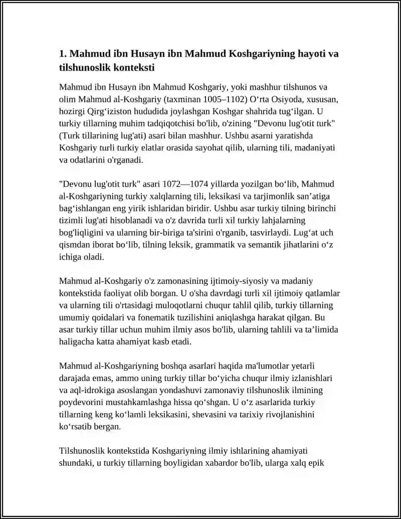 MAHMUD IBN HUSAYN IBN MAHMUD KOSHGARIY VA TILSHUNOSLIK 3
