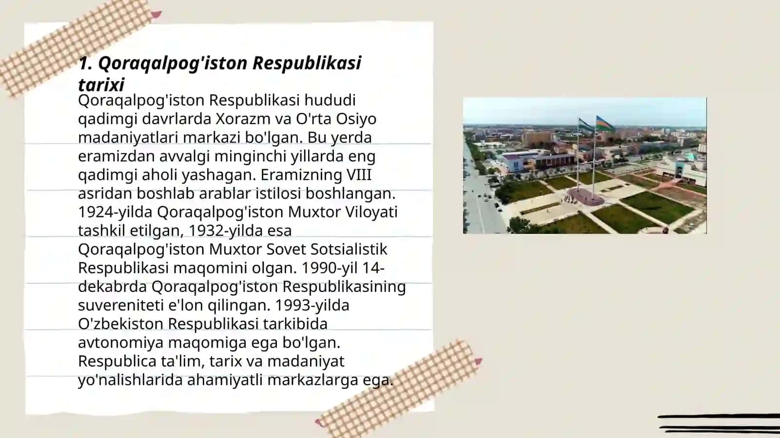 Qoraqalpog'iston Respublikasi tarixi 3