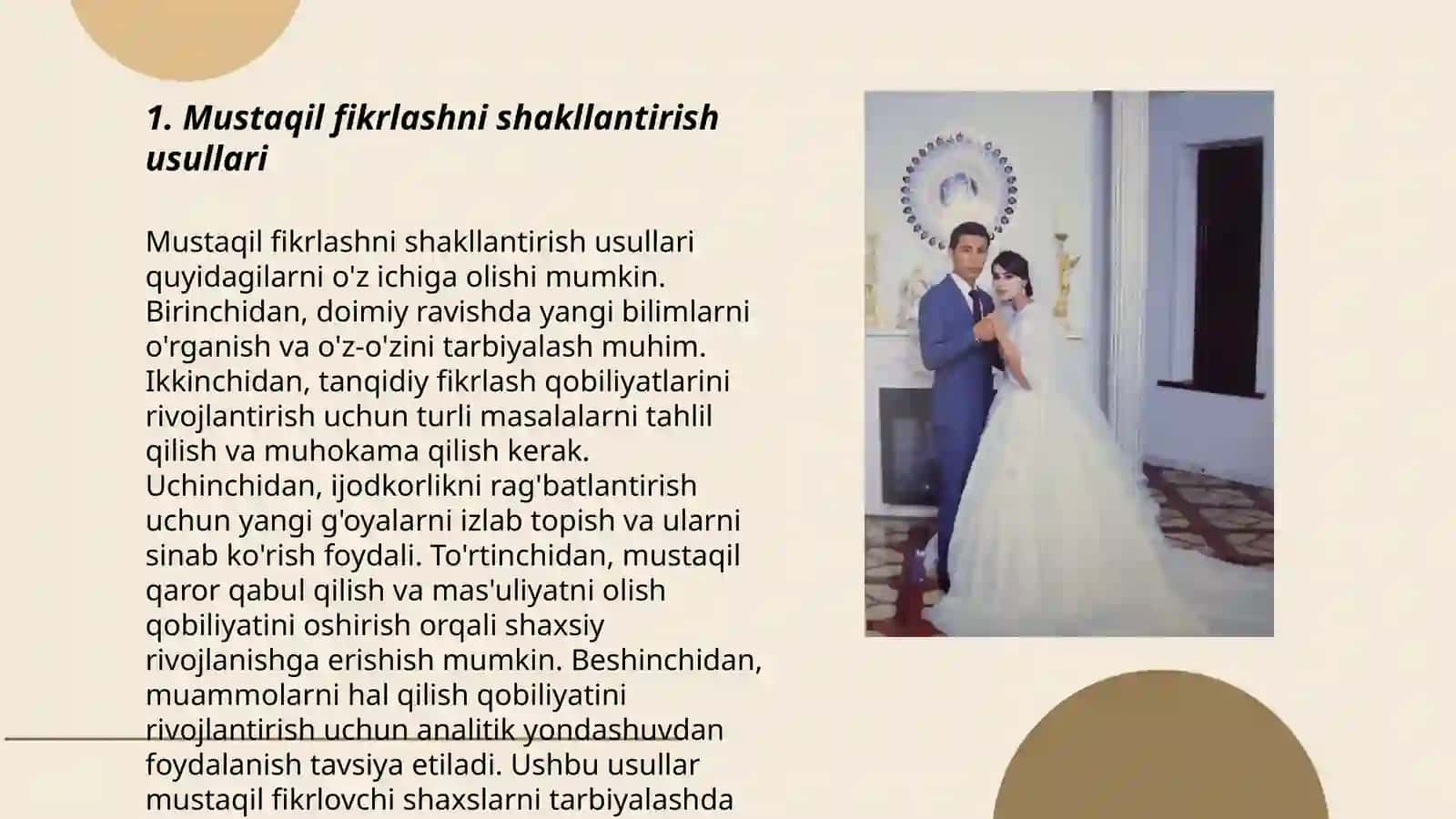 Ta'lim jarayonida bolaning mustaqil ijtimоiy faol tafakkurini rivojlantirish shakllari 3