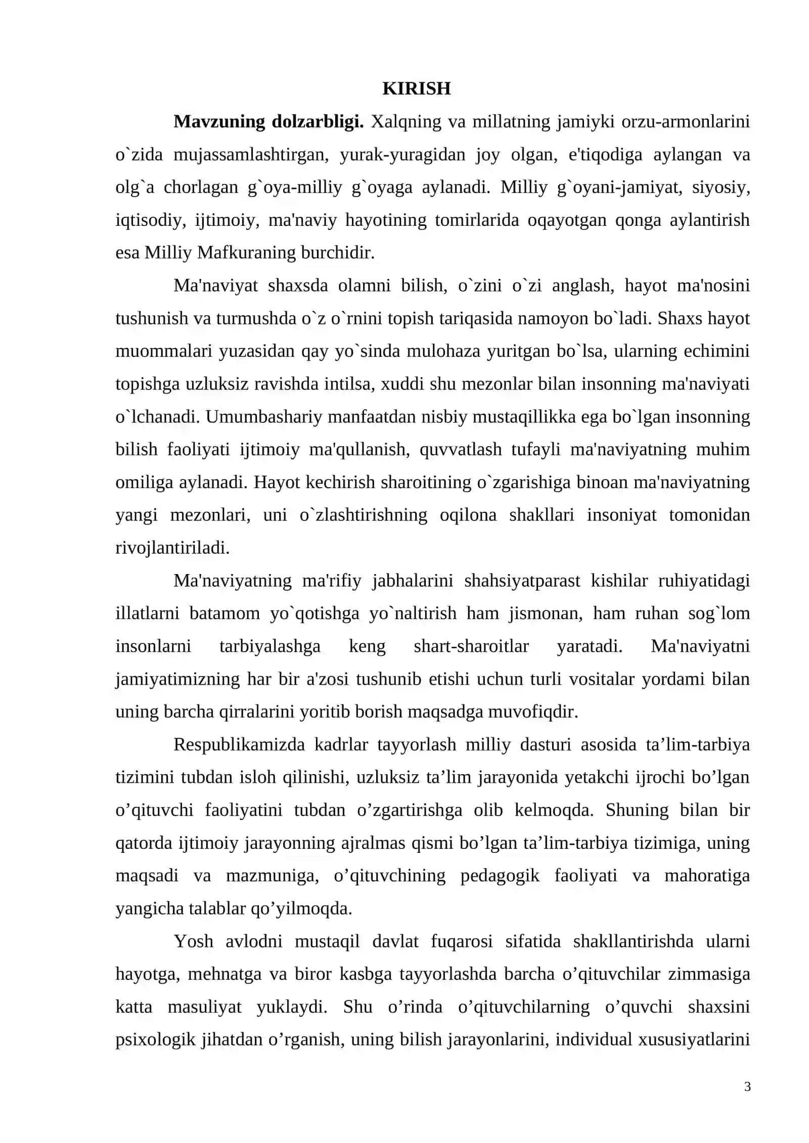 "TARBIYAVIY ISHLAR REJASINI TUZISH ISHLANMA-LOYIHASI" 3