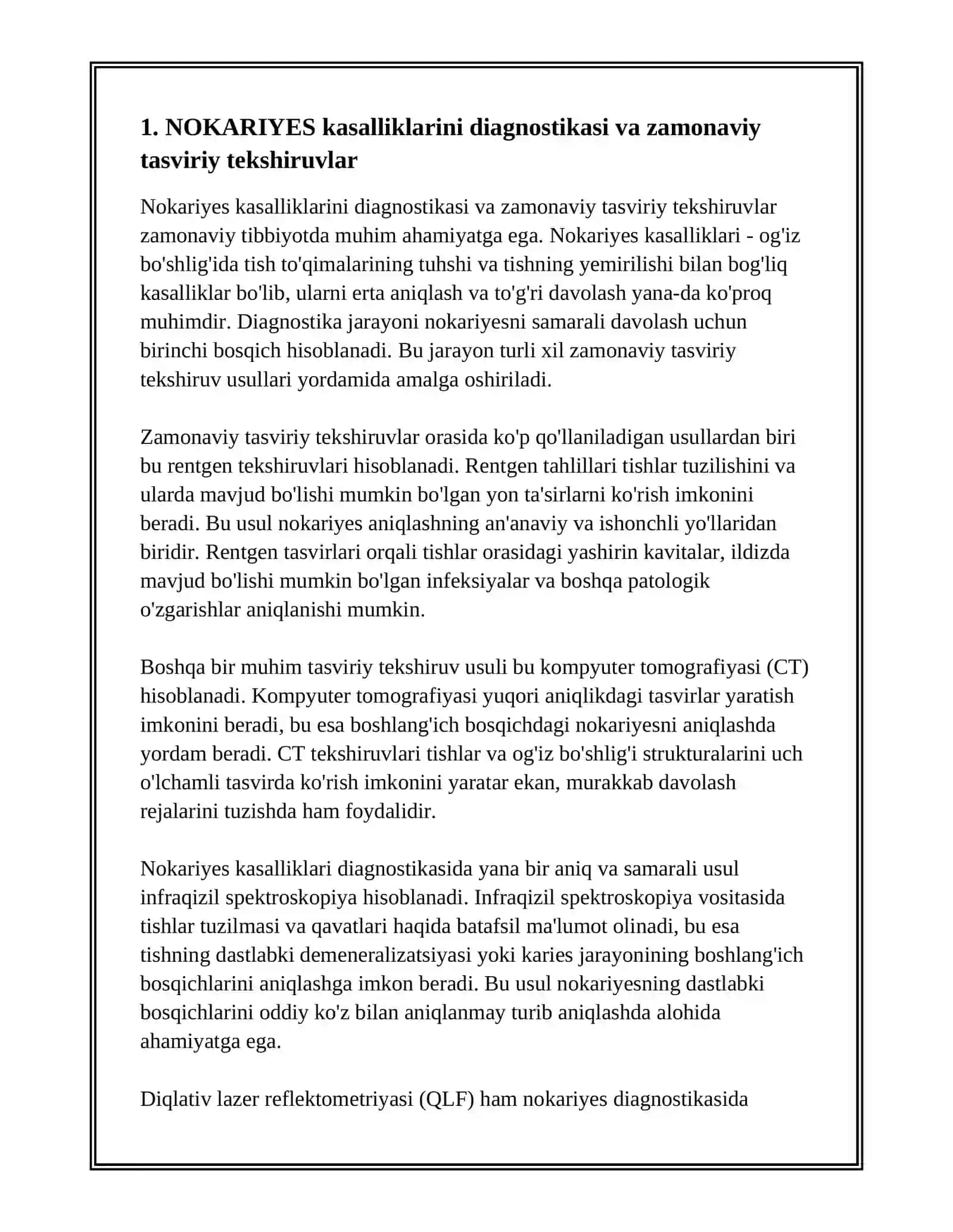 NOKARIYES KASALLIKLARNI ZAMONAVIY DAVOLASH USULLARI 3