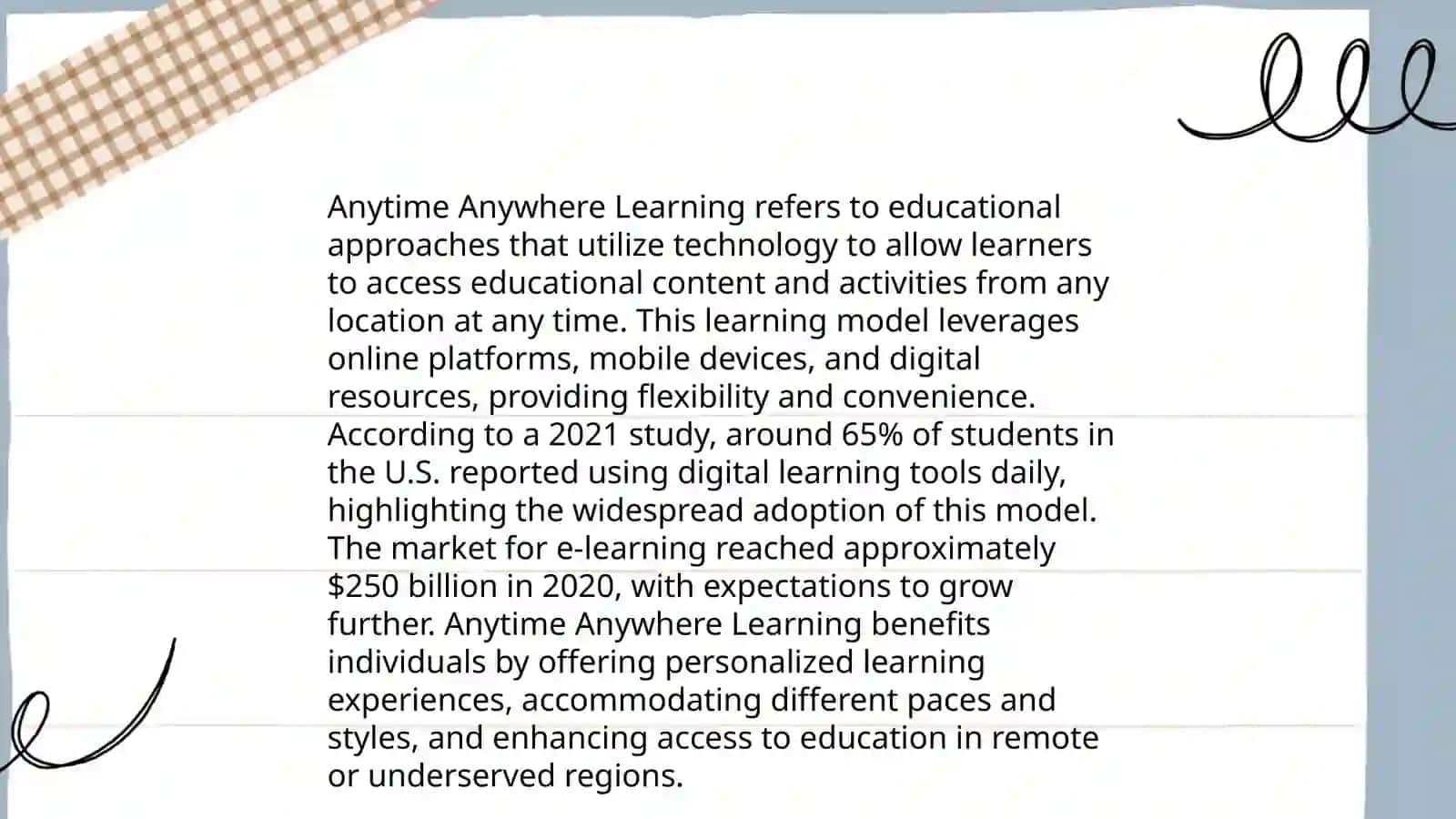 Anytime Anywhere Learning 3