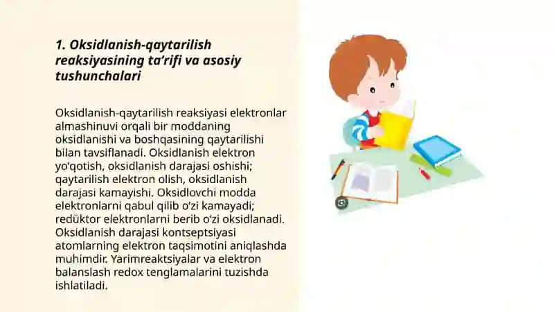 Oksidlanish qaytarilish reaksiyalari 3