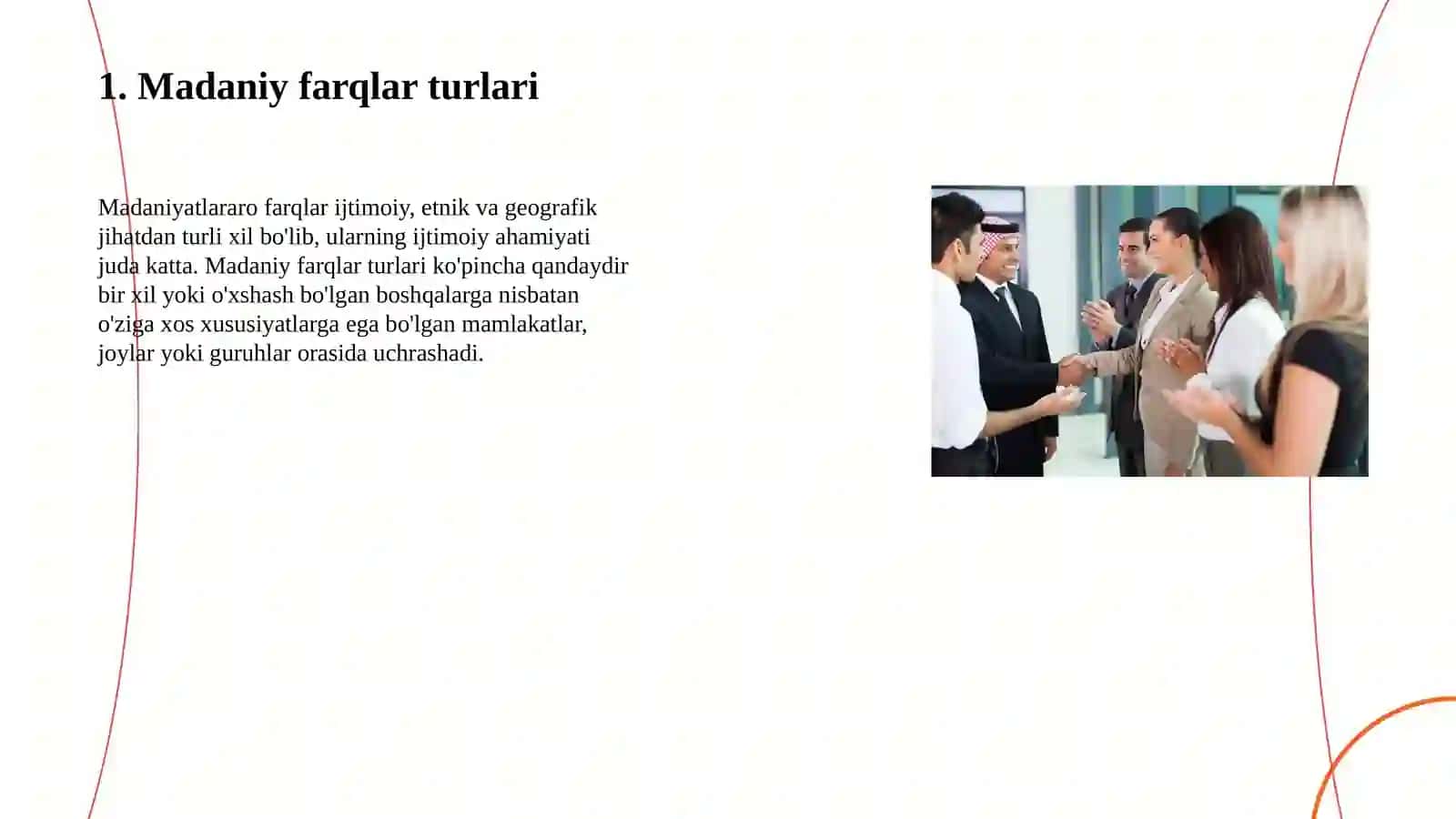 Madaniyatlararo farqlar va ularning ijtimoiy ahamiyati 3