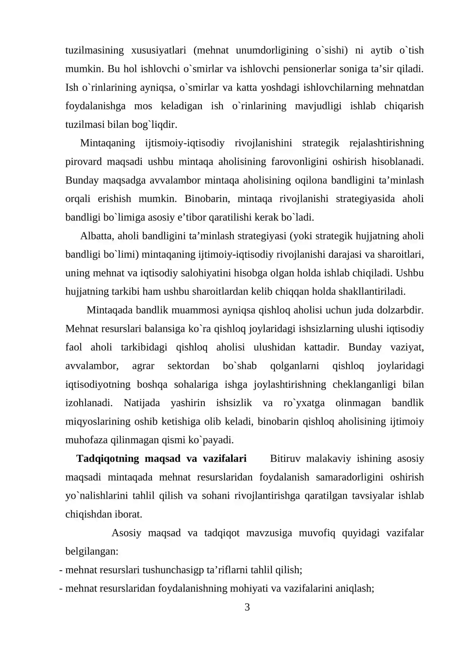 MINTAQALARNING STRATEGIK RIVOJLANISHIGA KOMPLEKS YONDASHUV VA HUDUDIY MEHNAT RESURSLARIDAN FOYDALANISH 3