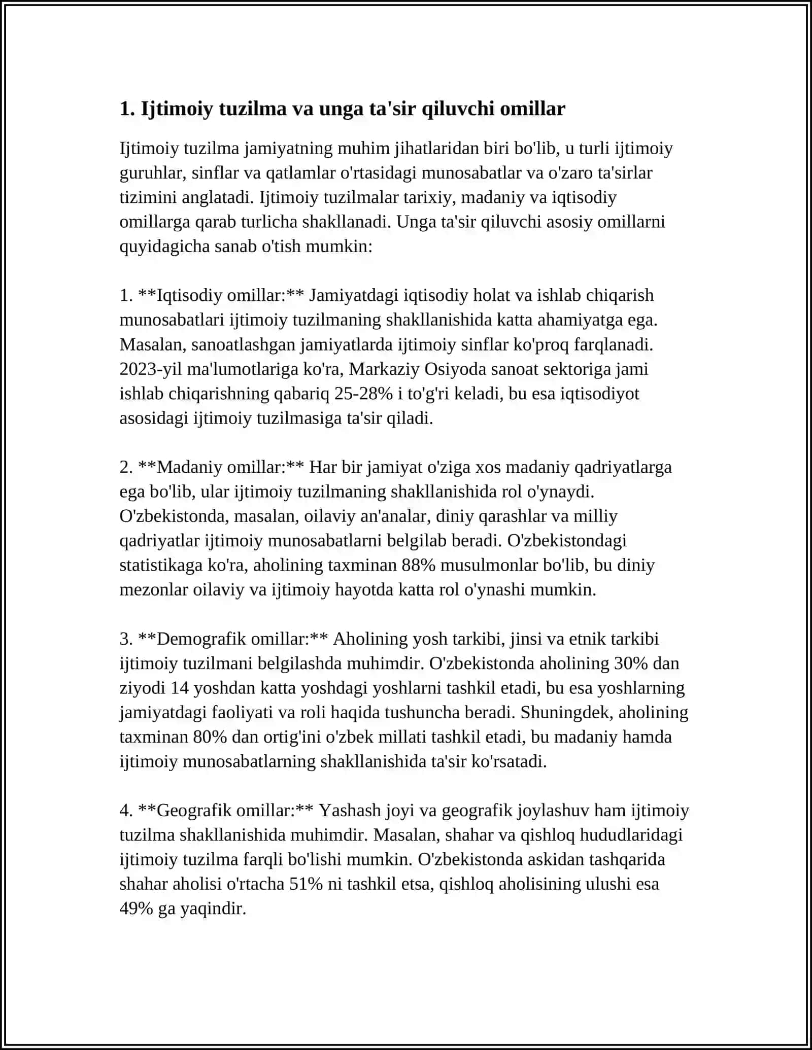 IJTIMOIY TUZILMA VA IQSTISODIY FAOLYAT 3