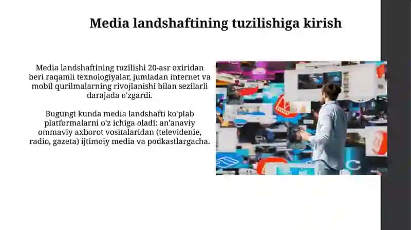 Mediya maydon tuzilishi tasiri va mediya maydonda axborot tarqatish madaniyat 3
