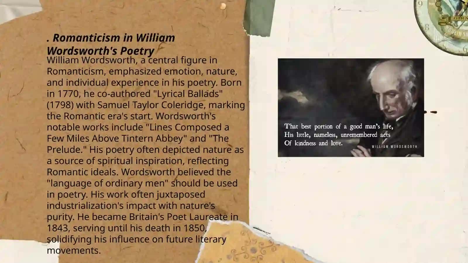 Romanticism in William Wordsworth's Poetry 3